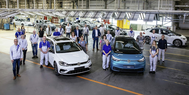 Depois de 6 milhões de Golf, fábrica da VW em Zwickau fará apenas elétricos